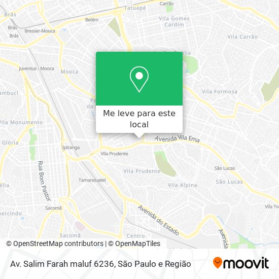 Av. Salim Farah maluf 6236 mapa