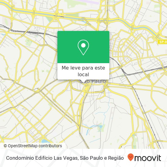 Condomínio Edifício Las Vegas mapa