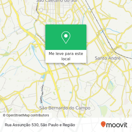 Rua Assunção 530 mapa