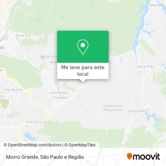 Morro Grande mapa