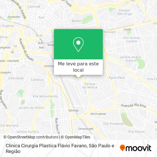 Clinica Cirurgia Plastica Flávio Favano mapa