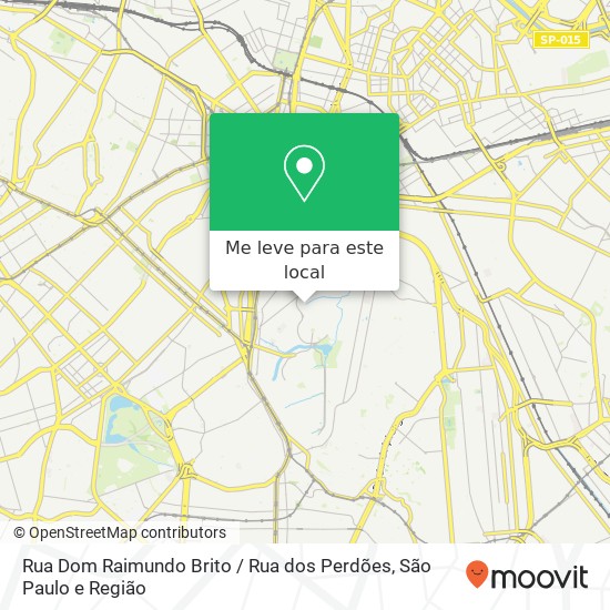 Rua Dom Raimundo Brito / Rua dos Perdões mapa