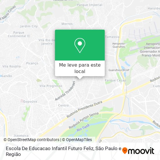 Escola De Educacao Infantil Futuro Feliz mapa