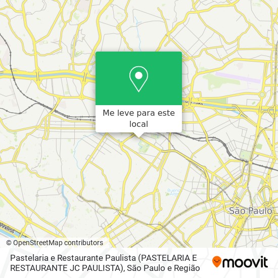 Pastelaria e Restaurante Paulista (PASTELARIA E RESTAURANTE JC PAULISTA) mapa