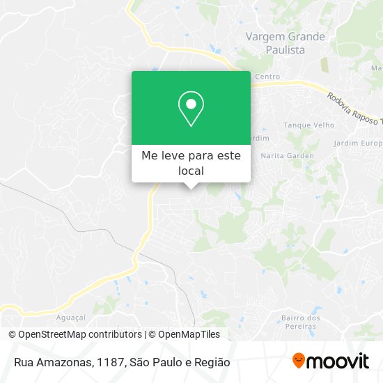 Rua Amazonas, 1187 mapa