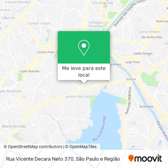 Rua Vicente Decara Neto 370 mapa