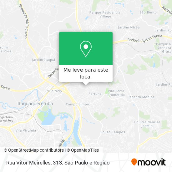 Rua Vitor Meirelles, 313 mapa