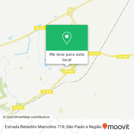 Estrada Benedito Marcolino 718 mapa