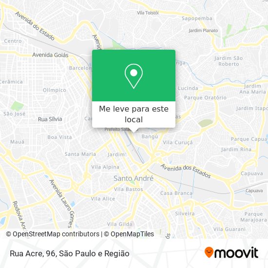 Rua Acre, 96 mapa