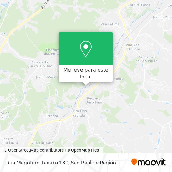 Rua Magotaro Tanaka 180 mapa
