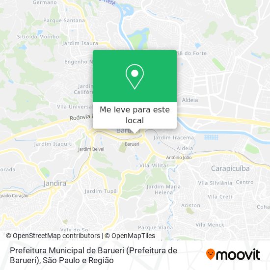 Prefeitura Municipal de Barueri mapa