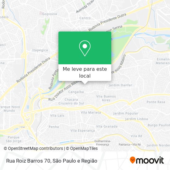Rua Roiz Barros 70 mapa