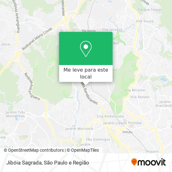 Jibóia Sagrada mapa