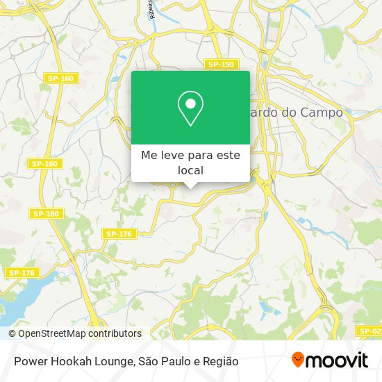 Power Hookah Lounge mapa