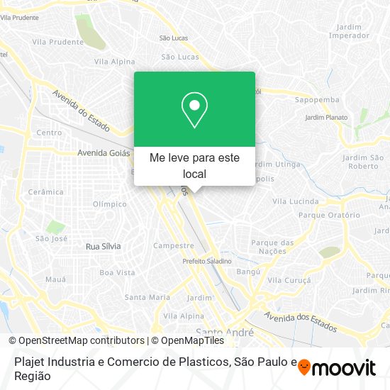 Plajet Industria e Comercio de Plasticos mapa