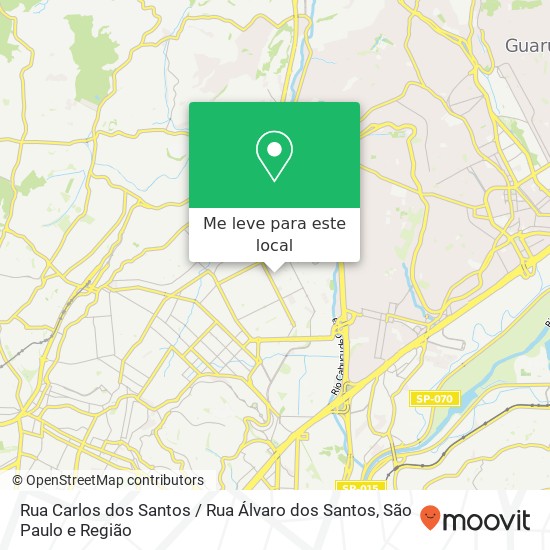 Rua Carlos dos Santos / Rua Álvaro dos Santos mapa