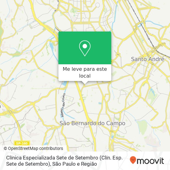 Clínica Especializada Sete de Setembro (Clín. Esp. Sete de Setembro) mapa