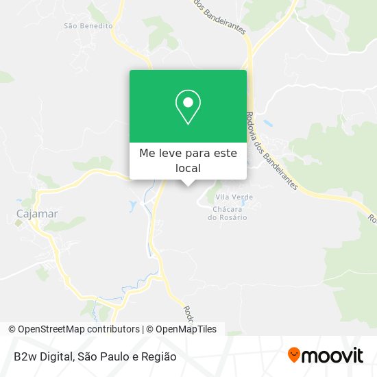 B2w Digital mapa