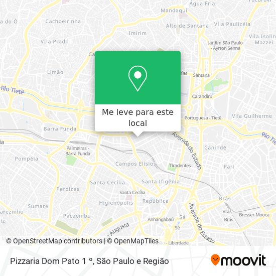 Pizzaria Dom Pato 1 º mapa