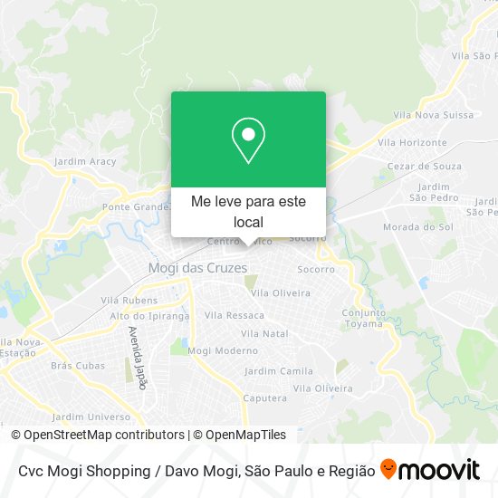 Cvc Mogi Shopping / Davo Mogi mapa