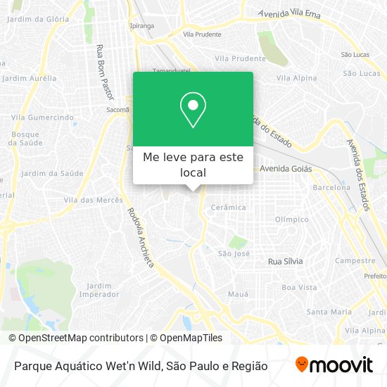 Parque Aquático Wet'n Wild mapa
