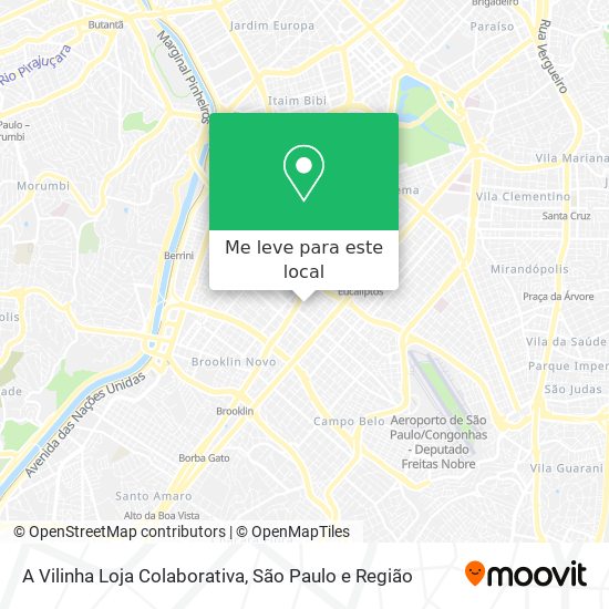A Vilinha Loja Colaborativa mapa