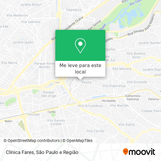 Clínica Fares mapa