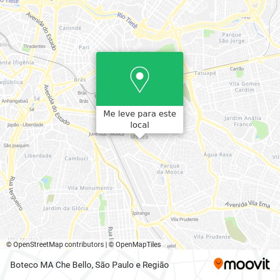Boteco MA Che Bello mapa
