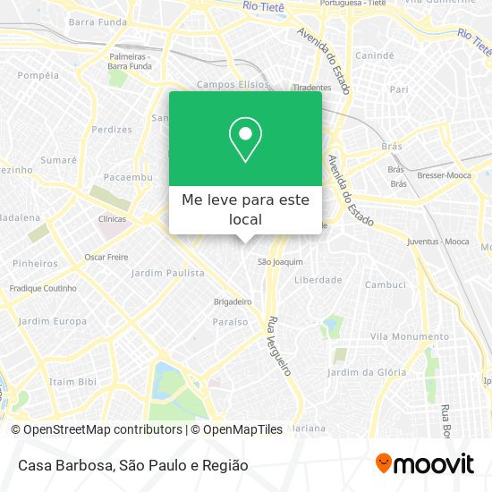 Casa Barbosa mapa