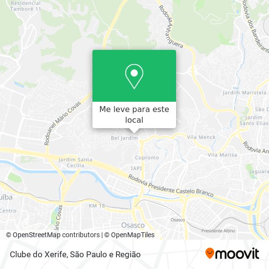 Clube do Xerife mapa