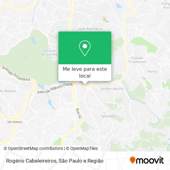 Rogério Cabeleireiros mapa