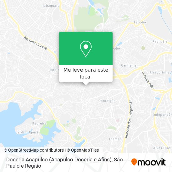 Doceria Acapulco (Acapulco Doceria e Afins) mapa