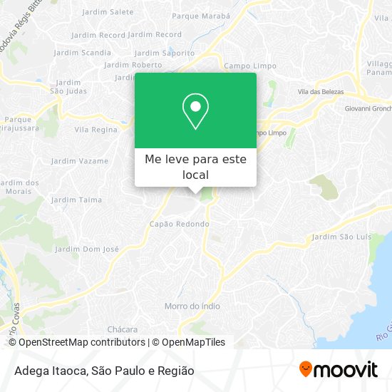 Adega Itaoca mapa