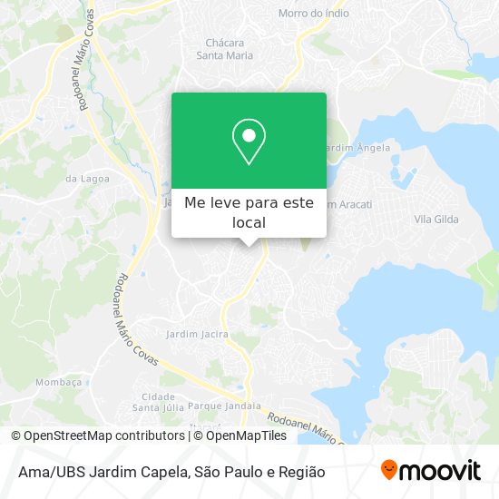 Ama/UBS Jardim Capela mapa
