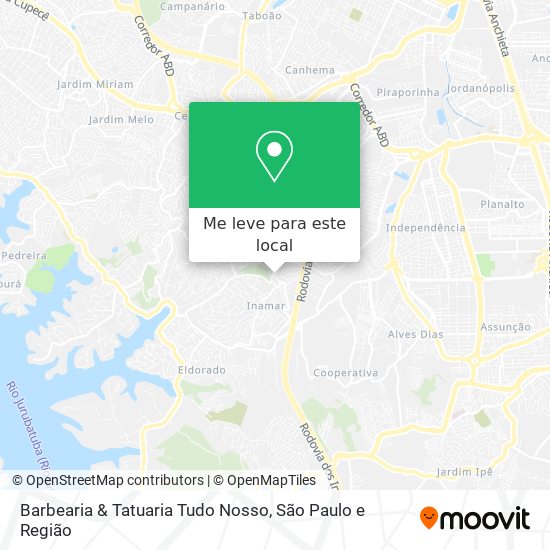 Barbearia & Tatuaria Tudo Nosso mapa