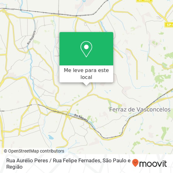 Rua Aurélio Peres / Rua Felipe Fernades mapa