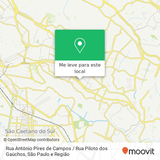 Rua Antônio Pires de Campos / Rua Piloto dos Gaúchos mapa