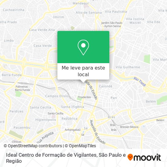 Ideal Centro de Formação de Vigilantes mapa