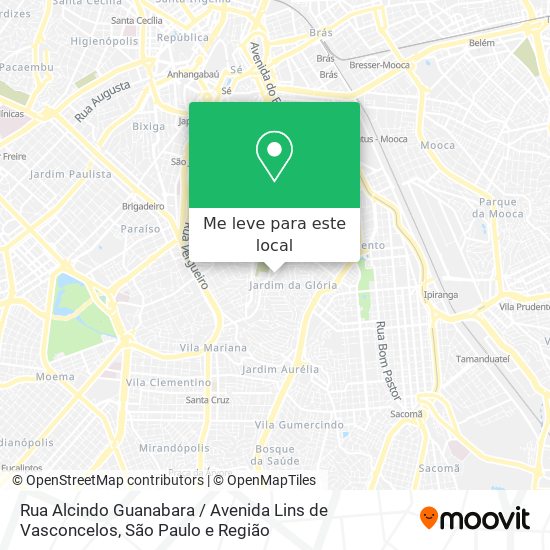 Rua Alcindo Guanabara / Avenida Lins de Vasconcelos mapa