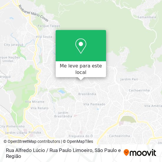 Rua Alfredo Lúcio / Rua Paulo Limoeiro mapa