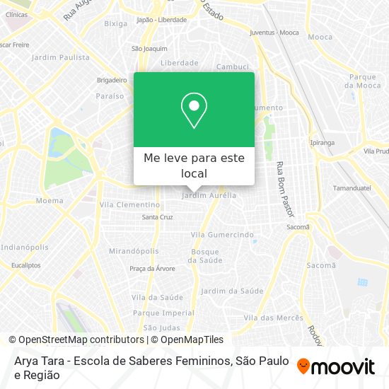 Arya Tara - Escola de Saberes Femininos mapa