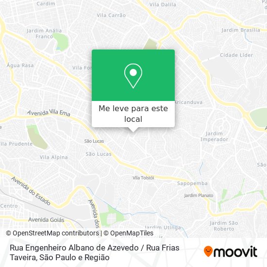 Rua Engenheiro Albano de Azevedo / Rua Frias Taveira mapa