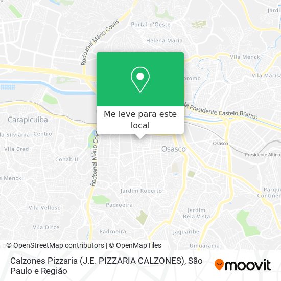 Calzones Pizzaria (J.E. PIZZARIA CALZONES) mapa