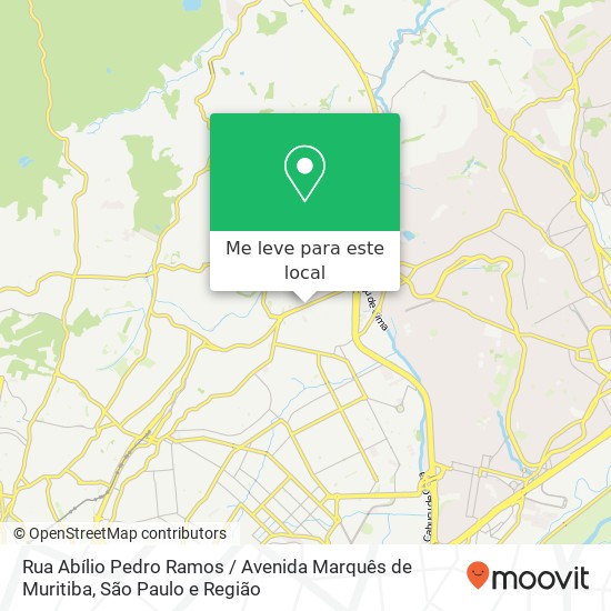 Rua Abílio Pedro Ramos / Avenida Marquês de Muritiba mapa