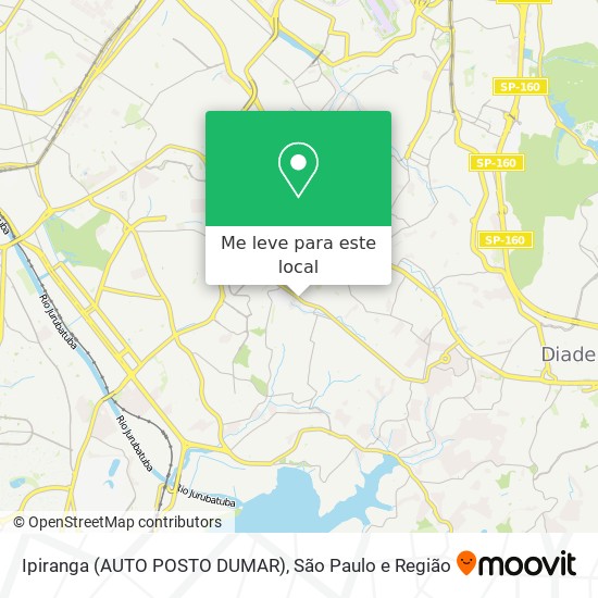 Ipiranga (AUTO POSTO DUMAR) mapa