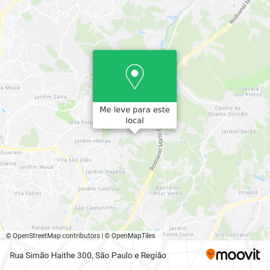 Rua Simão Haithe 300 mapa