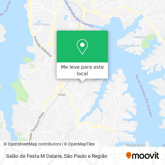 Salão de Festa M Dalarie mapa