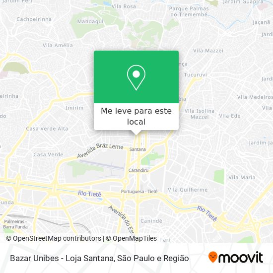 Bazar Unibes - Loja Santana mapa