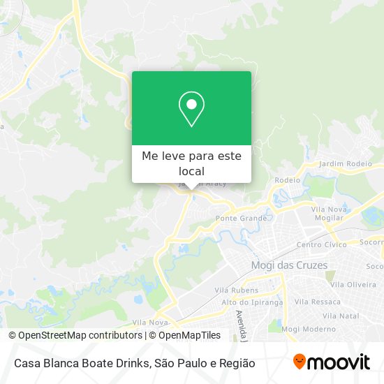 Casa Blanca Boate Drinks mapa