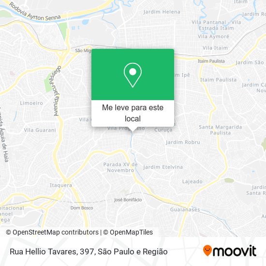 Rua Hellio Tavares, 397 mapa